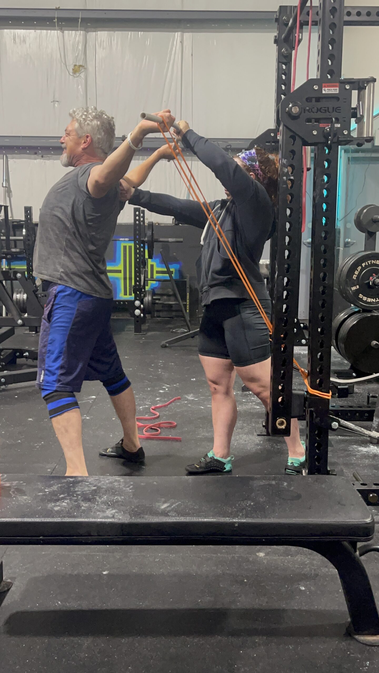 Dr. Blake Tobin, DPT Training Client & Veteran Ed Pinder